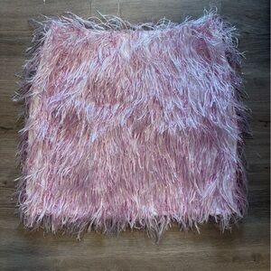 ASOS Pink Feathered Mini Skirt